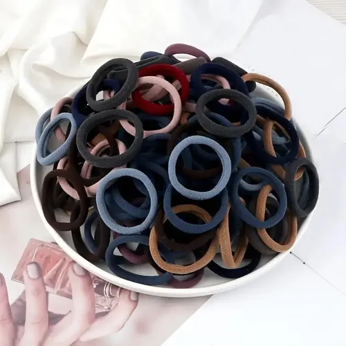 Cintas Para El Cabello Niñas 4cm Colores Sólidos