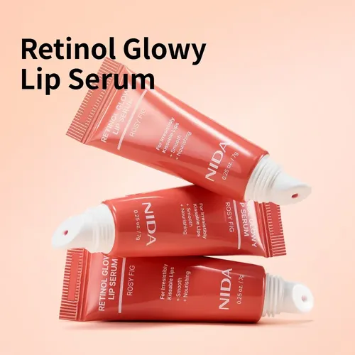 Sérum Labial Nida Retinol Glowy Tono Rosy Fig Nutritivo 7g