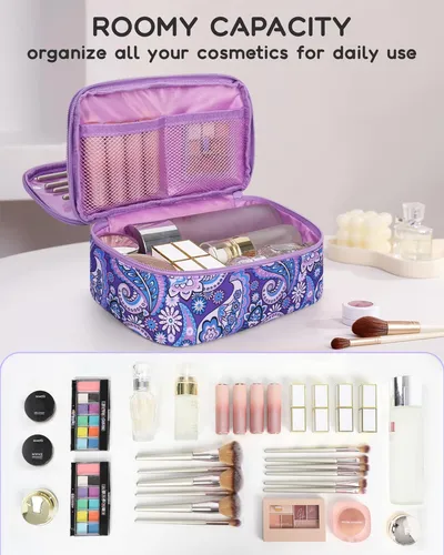 Relavel Bolsa De Maquillaje De Viaje, Pequeña Bolsa De Cosmé