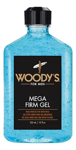 Gel Woody’s Mega Firm Para Hombre, Sin Alcohol, 355 Ml, Supe
