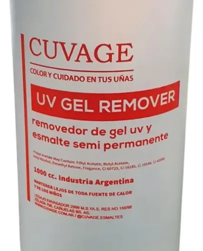 Quitaesmaltes De Uñas Removedor Semipermanente Cuvage 1000cc