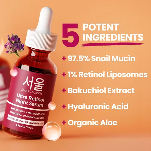 Sérum De Noche Seoulceuticals Retinol 1% 30 Ml
