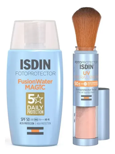 Isdin Combo Protección Solar Sunbrush + Fusion Water Magic