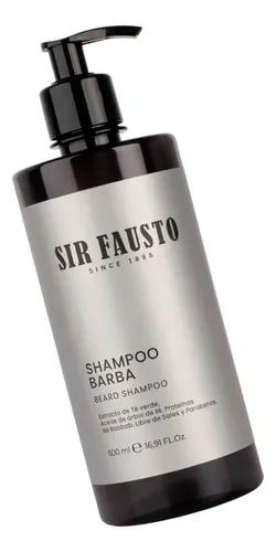 Sir Fausto Men´s Culture Shampoo Hidratante Para Barba 500ml