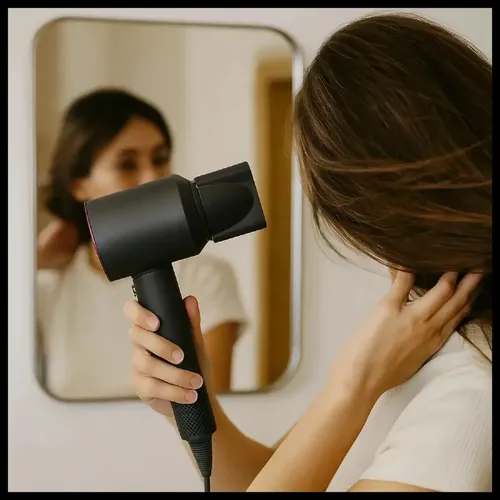 Secador De Pelo Premium Ultra Ionico Frio Calor Difusor Hair Gris Oscuro