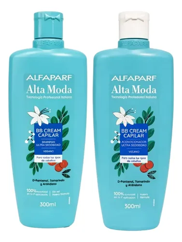 Shampoo Y Acondicionador Bb Cream Alfaparf Alta Moda 300ml