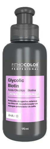 Crema Para Peinar Glycolic Biotin X170ml Fithocolor
