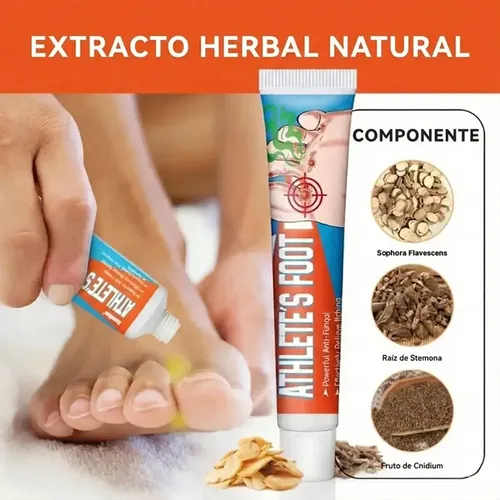 Crema Piel Pie Atleta Alivio Prolongado Picazón Uso Diario