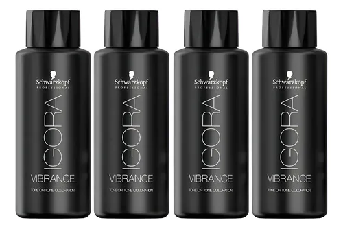 Combo 4 Tinturas En Gel Igora Vibrance Schwarzkopf X60ml