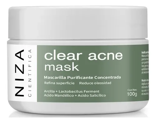 Clear Acne Mask Mascarilla Piel Grasa X100 Niza