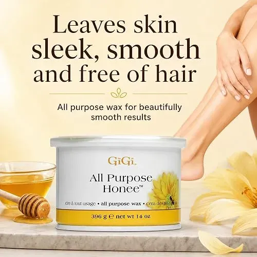 Cera Depilatoria Gigi All Purpose Honee 14 Oz Paquete 2