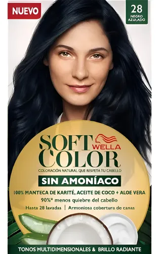 Soft Color Kit De Tintura Semipermanente 28 Negro Azulado