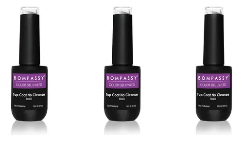 Bompassy Top Coat No Cleanse Color Gel Uv/led X3