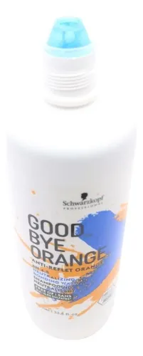 Schwarzkopf Goodbye Orange Shampoo Matizador Vegano 1000ml
