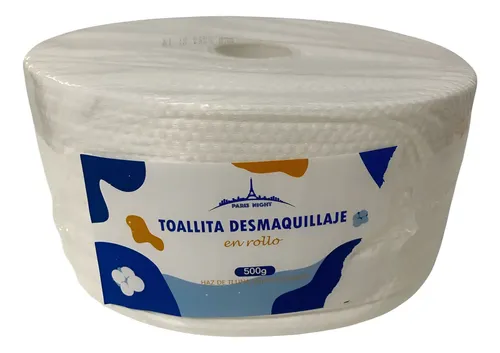 Rolló Toalla Facial Desmaquilladora 100% Algodón Desechable