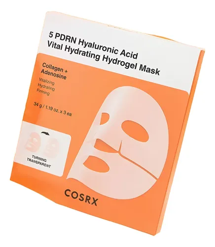 Cosrx 5 Pdrn Hyaluronic Acid Vital Hydrogel Mask 34g X 3 Todo Tipo De Piel