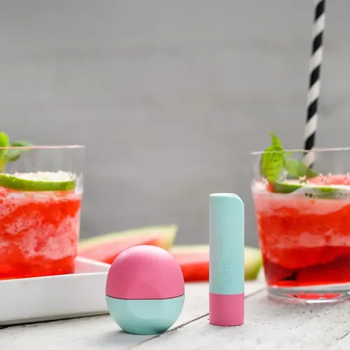 Eos, Kit Com 2 Lip Balm, Watermelon Frosé, Fresh Mint E Lime