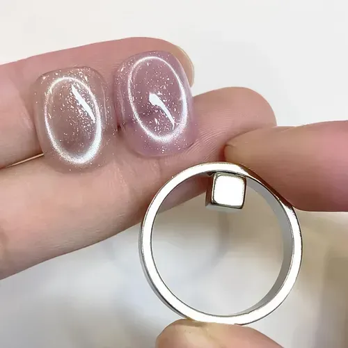 Iman Anillo Para Efecto Halo Esmalte Cat Eye Ojo De Gato Uña
