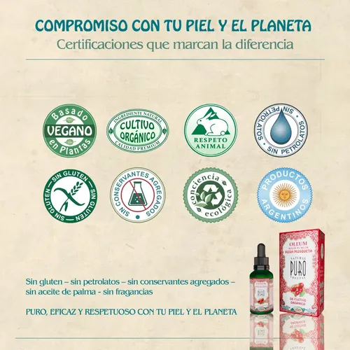 Aceite Facial y corporal De Rosa Mosqueta Orgánico 30ml Boti-k Puro