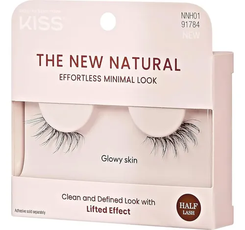 Pestañas Postizas Kiss The New Natural Glowy Skin 12 Mm