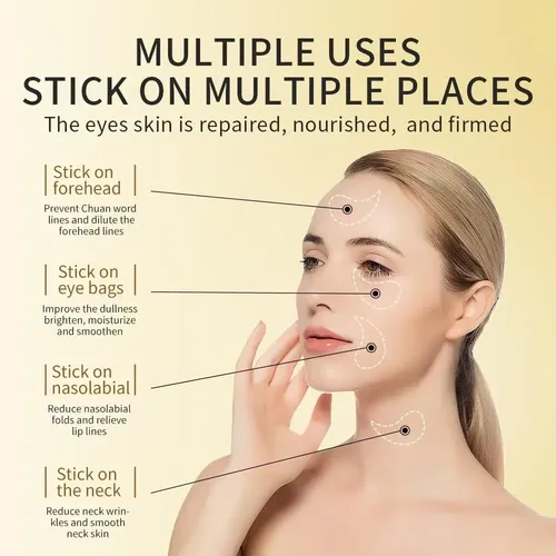 Parche Ocular De Ácido Hialurónico (elimina Ojeras, Bolsas E