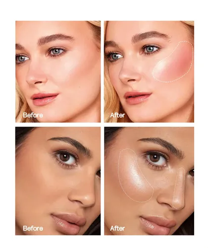 Maquillaje Líquido Iluminador Para Contorno Facial #3pcs-