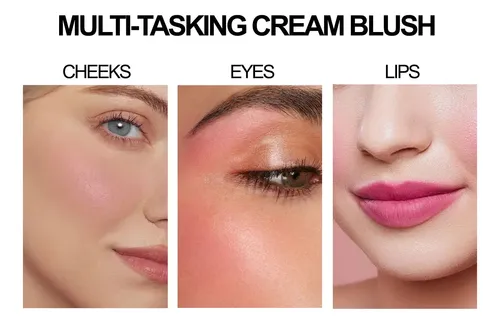 Barra Multiusos Mate 3 En 1 Rubor Labial Iluminador