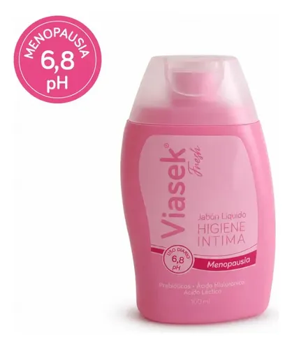 Viasek Fresh Jabón Líquido pH 6,8 Menopausia x100ml