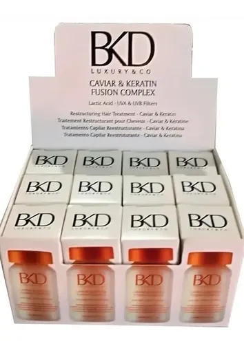 Bkd Caviar Y Keratina Ampollas Fusión Complex X3 Unidades