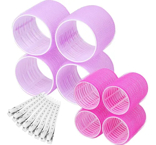 Rulos Para El Cabello Con Agarre Automático, Juego De 16