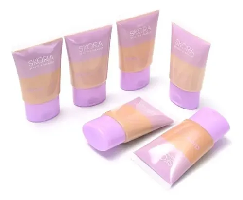 Base De Maquillaje Liquido En Pomo Skora Make Up Glow Vibes Tono