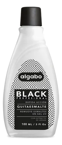 Quitaesmalte Algabo Black Profesional Removedor Uv