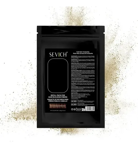 Fibras Capilares Sevich Recarga 25g Med. Brown Castaño Medio