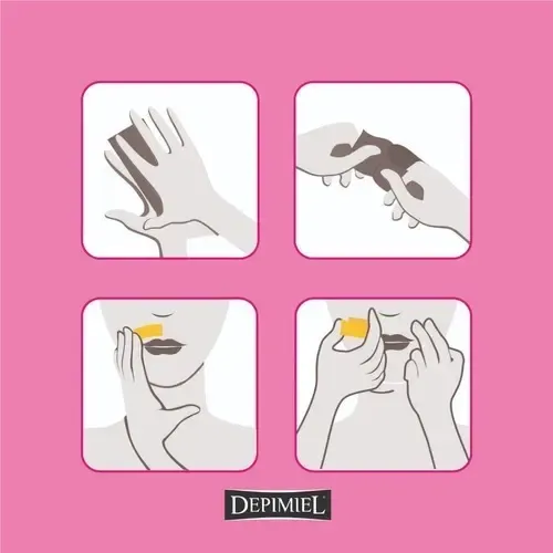 Bandas Con Cera Para Depilacion De Rostro Depimiel X 12 Unid