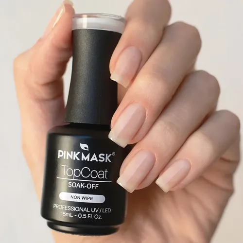 Pink Mask Top Coat Milky Semipermanente Gel Color 15ml