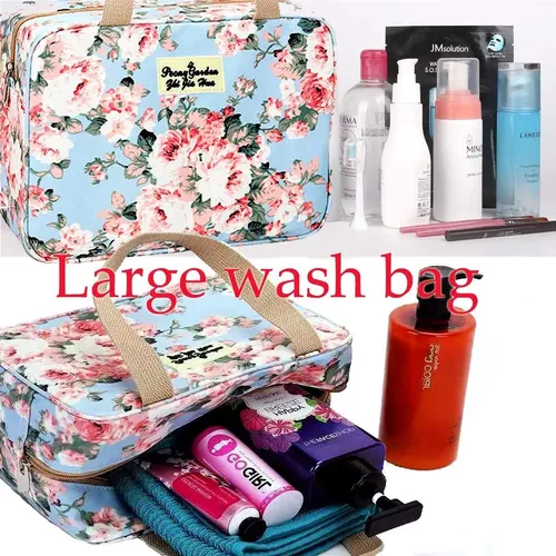 Bolsa De Maquillaje Hikiopc, Bolsa De Aseo Grande Para Mujer