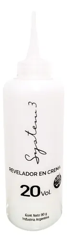 Revelador En Crema System 3 Oxidante Sin Tacc 20vol 90ml X6