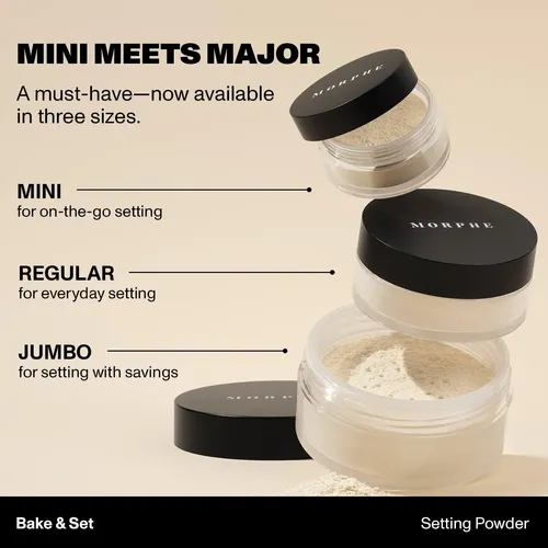 Morphe Totally Set Duo Polvo Brillante Fijador 2 Pzas