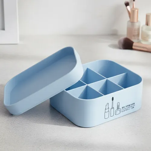Porta Cosmético Plástico Apilable Organizador Maquillaje