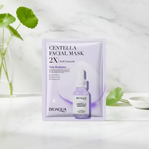 Bioaqua Mascarilla Facial Centella Colágeno Ácido Hialurónic Todo Tipo De Piel