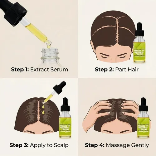 Aceite De Tratamiento Capilar Natural De Romero Para Cabello