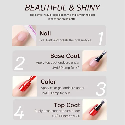 Esmalte De Uñas 2 En 1 Cosmoo Base Y Top Coat Transparente