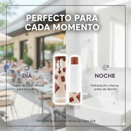 Balsamo labial Hidratante color Nude Chocolate Pura Soap