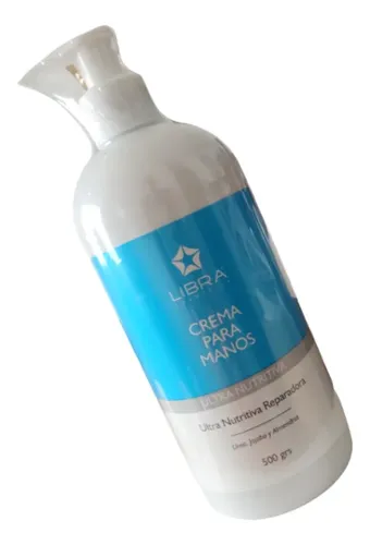 6 Crema Para Manos Ultra Nutritiva 500gr. – Libra Cosmetica Fragancia Suave