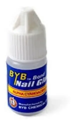 Pack 2 Pegamentos uñas tips postizas decoración 10mL gotero Ydnis