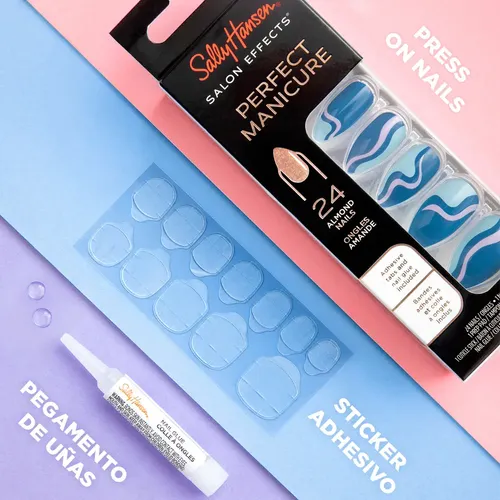 Uñas Postizas Sally Hansen Press On Sq041