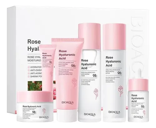 Crema Hidratante Vwtyuiibioaoua Con Ácido Hialurónico Rosa,