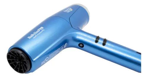 Babyliss Pro Secador De Pelo Falco Italy Nano Titanium Xl Color Celeste 2000w