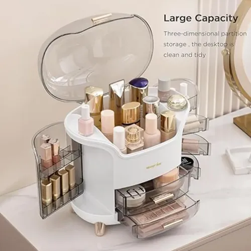 Organizador Maquillaje Cosmeticos Capsula Compartimientos