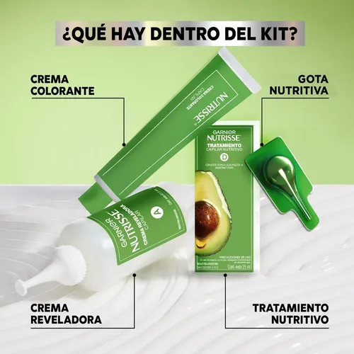 Kit Tintura Nutrisse Clasico Tono 57 Caramelo